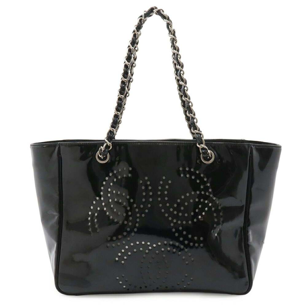 CHANEL Black Logo Shoulder Bag - Picture 2 of 10